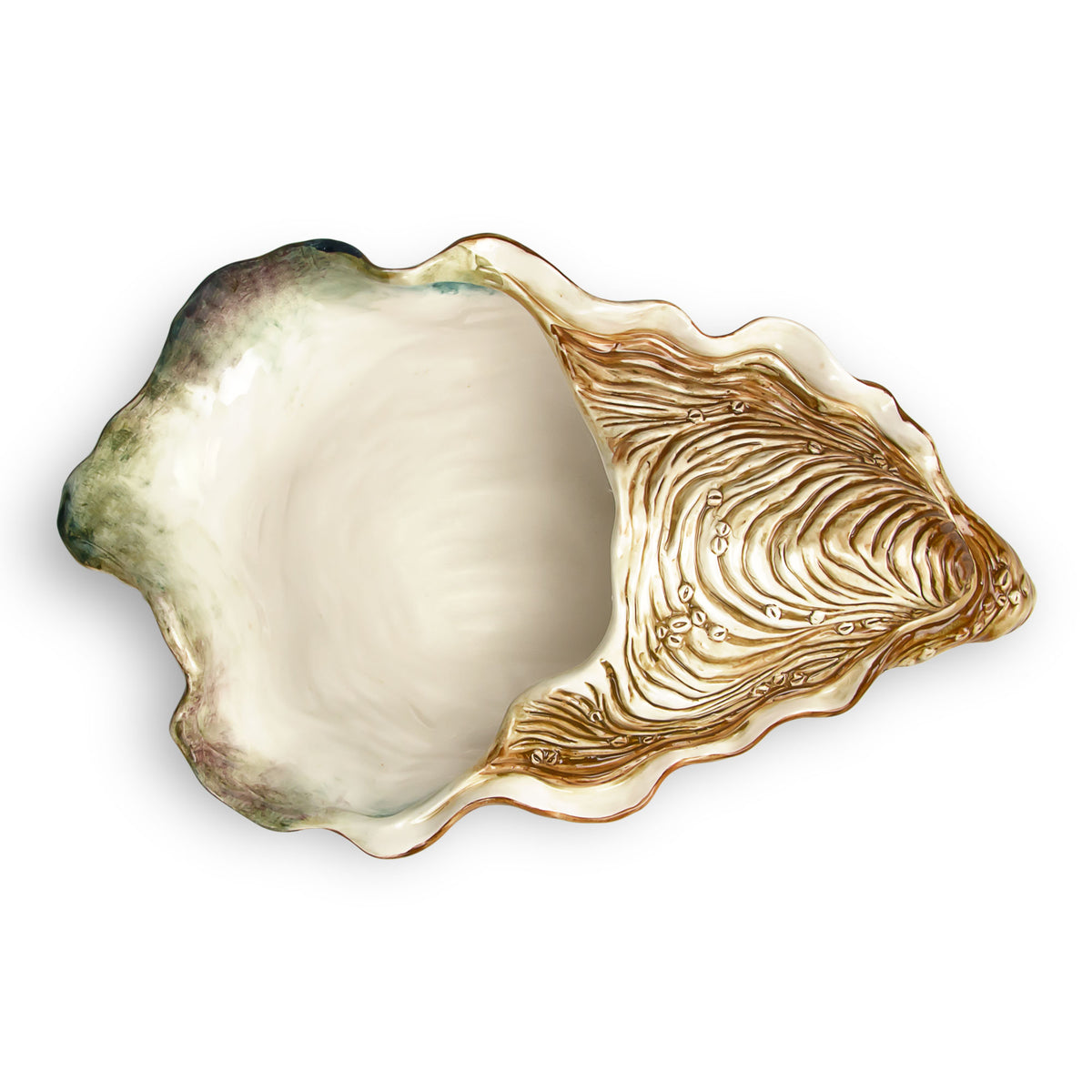 Ceramic Oyster Centerpiece/Wine Chiller