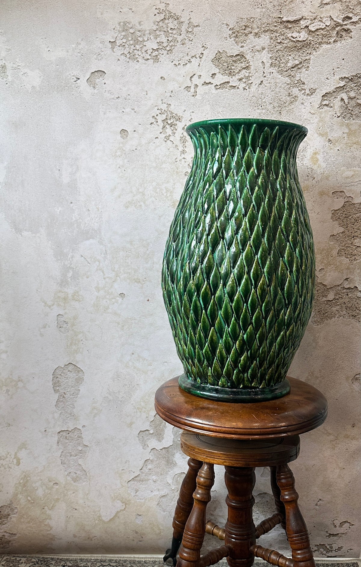 Tuscan Ceramic Floor Vase