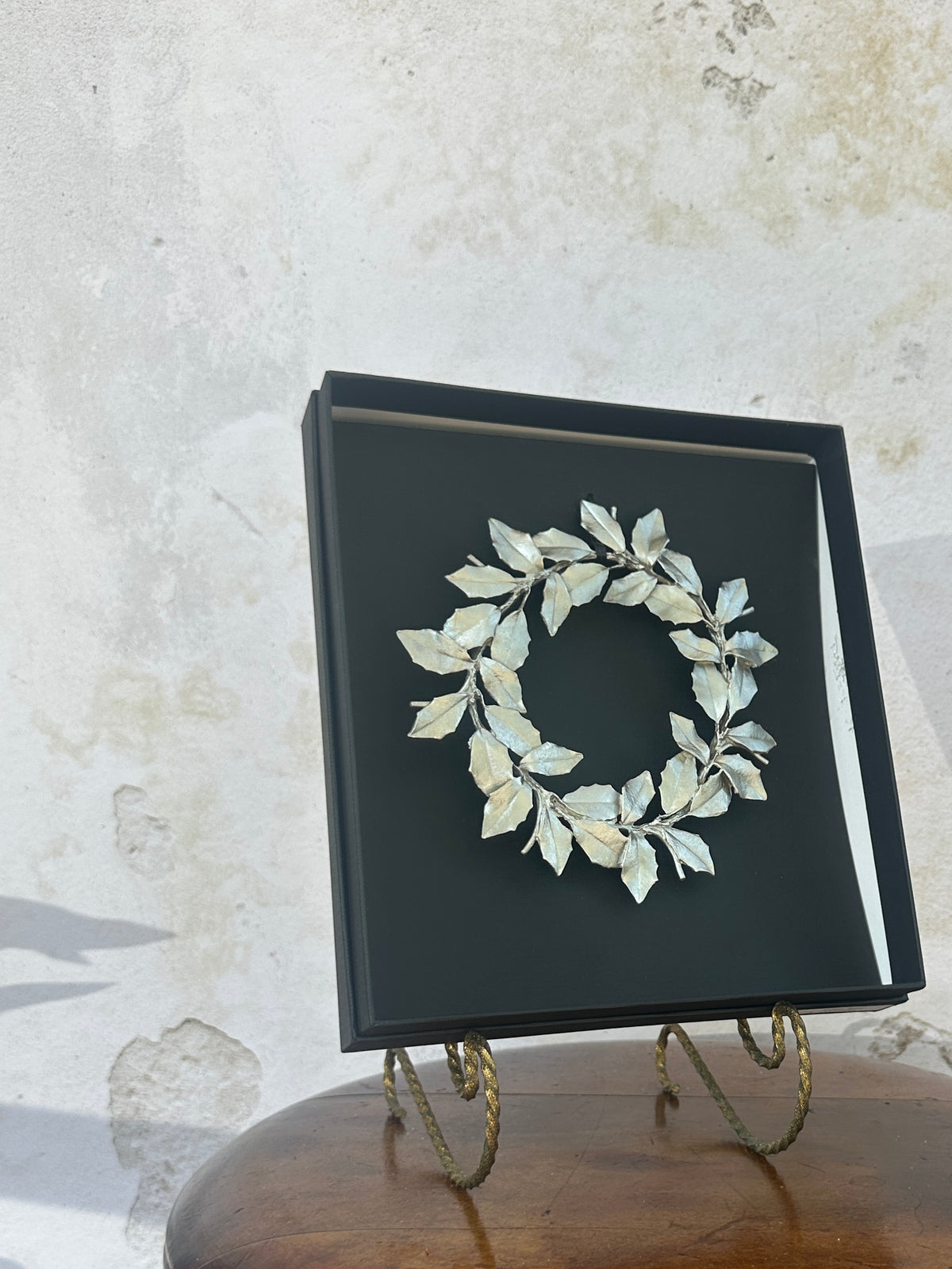Holly Trivet (pewter)