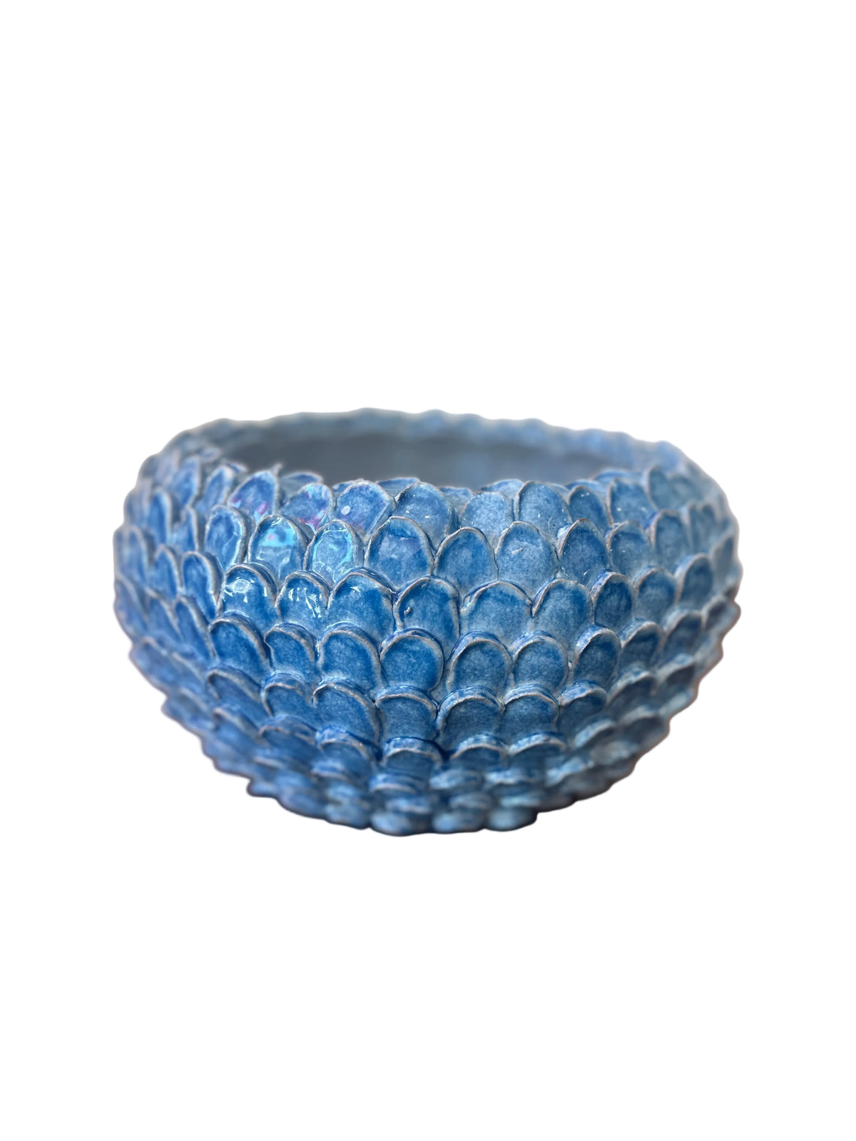 Tuscan Centerpiece (light blue scales)